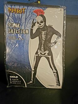 Punk Skeleton Costume 