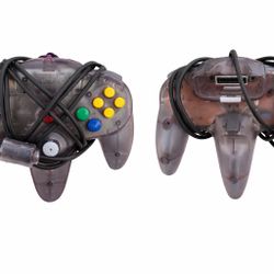 Nintendo 64 N64 Smoke Gray OEM Controller Tested Works