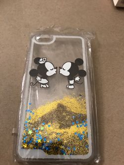 Case iPhone 6splus Glitter Liquid brand new 3