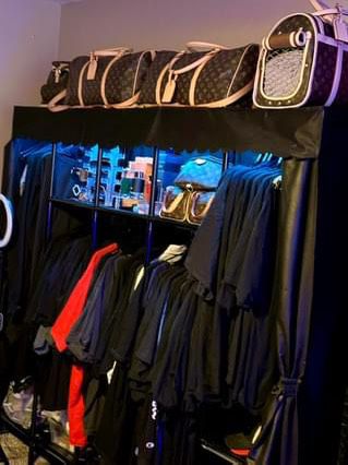80” Portable Closet Wardrobe (Black)