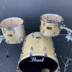 💥 Pearl Master Studio Birch Series 3pc Drum Set 22-16-12”  Pro Level 