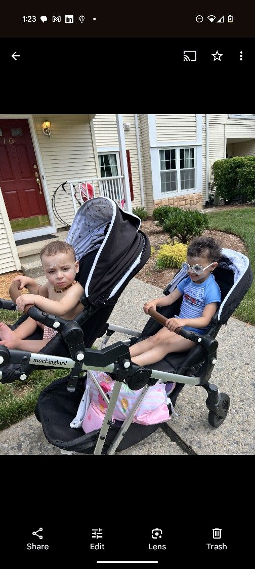 Mockingbird Double Stroller 