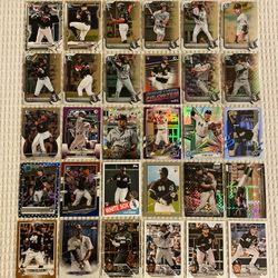 Chicago White Sox 30 Card Baseball Lot! Rookies, Prospects, Refractors, Prizms, Short Prints, Case Hits, Variations & More!