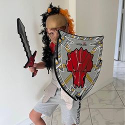 Halloween Knight / Warrior Dress-Up Set Shield & Sword (LEGOLAND)