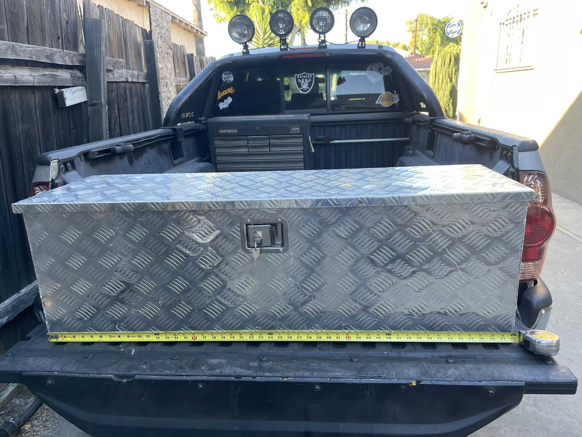 Caja De Aluminio Con Llave Medidas En Las Fotos 