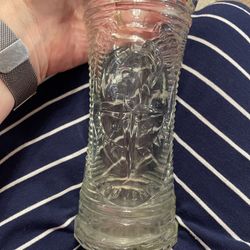 1951 Celery Festival Of Britain Souvenir Glass Vase Collectible 7” Tall