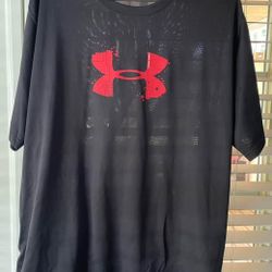 Under Armour Men's HeatGear T-Shirt Black XXL 