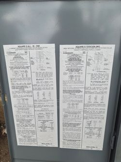 Main panel 200 amp