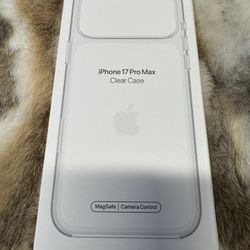 iPhone 17 Pro Max Clear Case with MagSafe  And camera Control Genuine Original APPLE