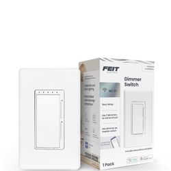 Feit Electric Smart Dimmer Switch, Neutral Wire Required for Installation, Compatible with Amazon Alexa and Google Assistant, Smart Dimmer Light Switc