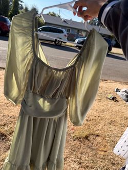 Sage dress