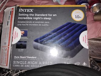 Intex 10 in air mattress size twin