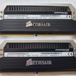 CORSAIR Dominator PLATINUM 32GB (2x16GB) 3000 MHz *B-Die* ver 4.31 (CL15) DDR4 Desktop RAM Memory