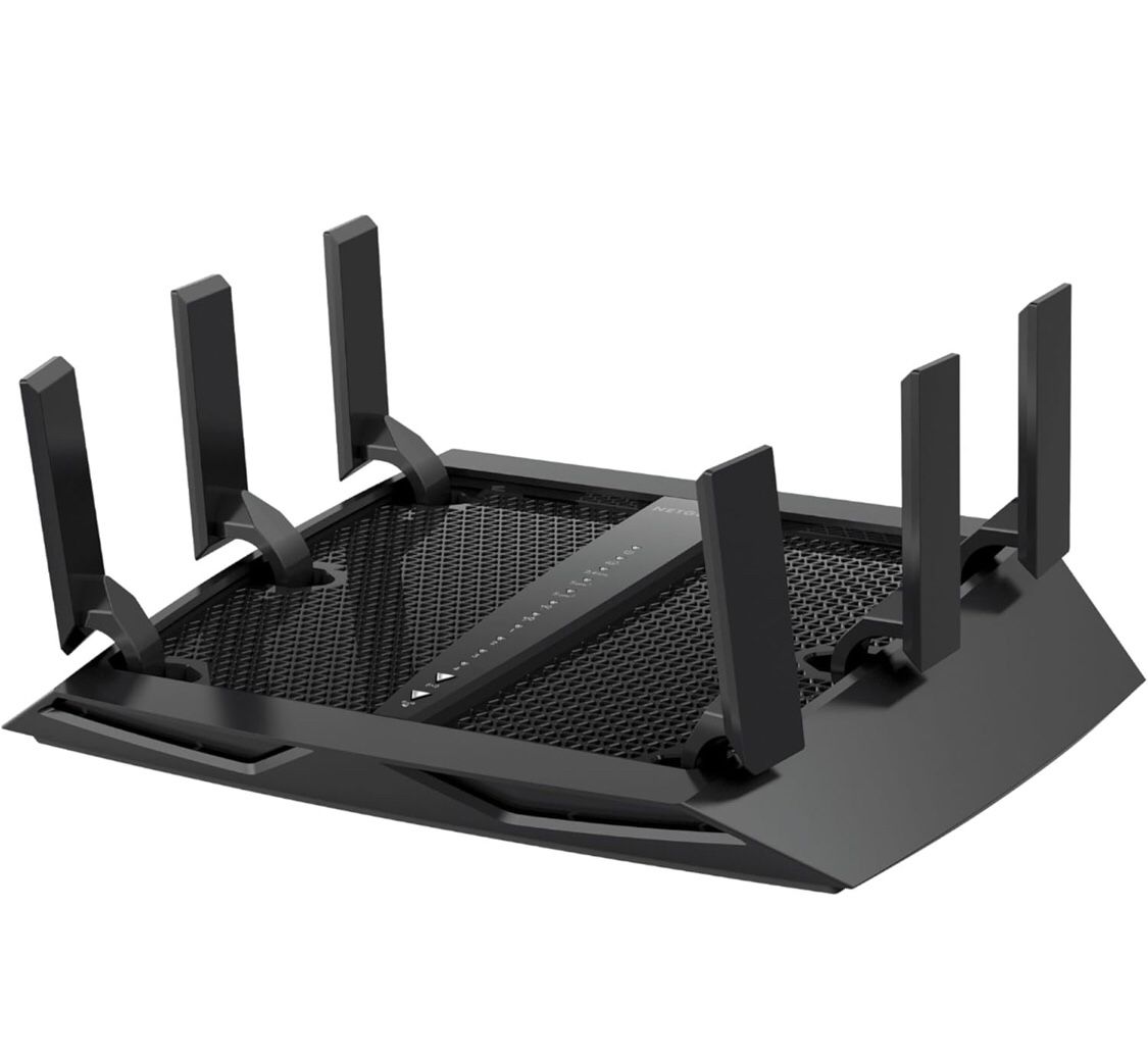 NEW. Gamer, NETGEAR high speed X6 Smart Wi-Fi Router Speed Up to 3200 Mbp