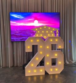 New “26” with Grad Cap Marquee