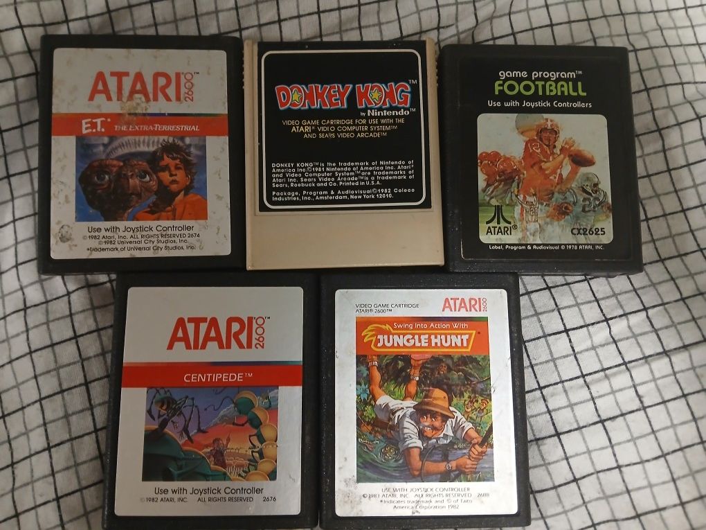 5 Vintage ATARI Games