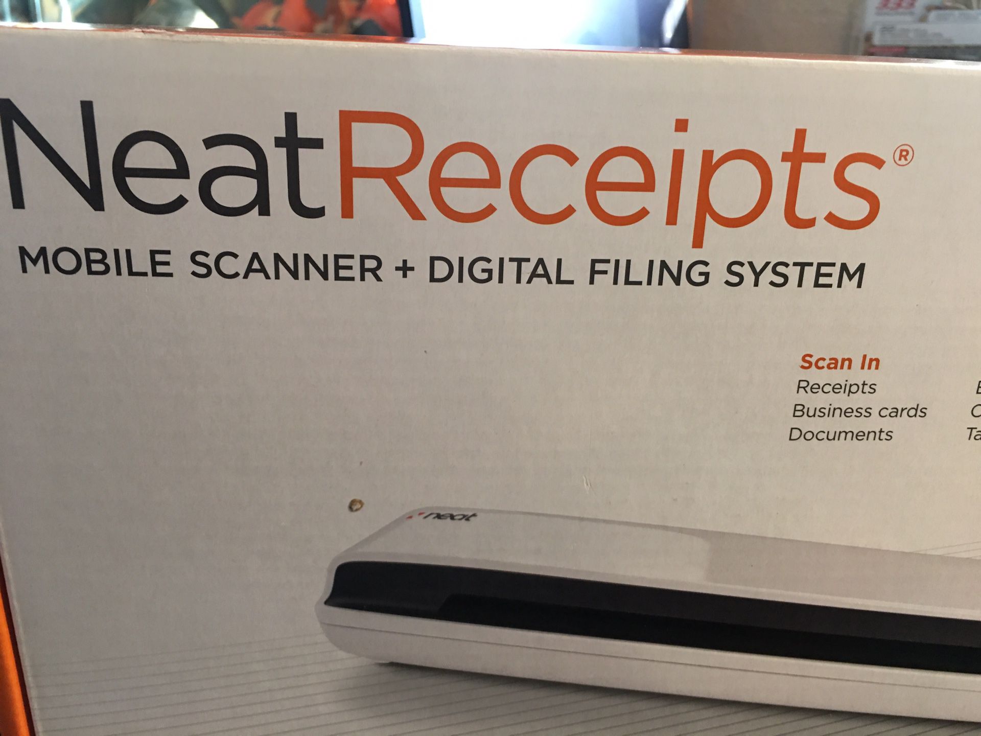 Neat receipt scanner (new)