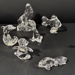 Lead Crystal Sea Creatures