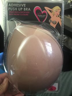 Brand new adhesive push up bra backless and strapless