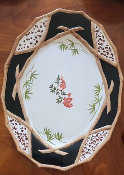 Hand painted plate