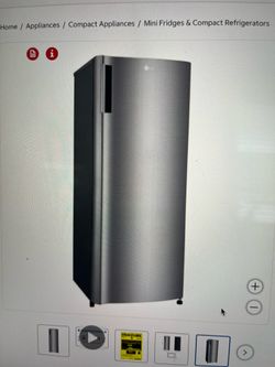 LG stainless steel refrigerator freezer