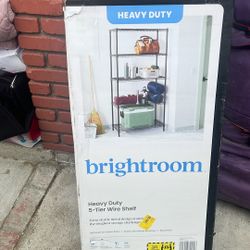 Bright room Heavy Duty 5 Tier Wire Shelf