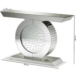 Hollywood Mirrored Table Glamour Console