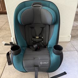 Ellaris 3-in-1 Convertible Car Seat, Slim Fit Design, Rear & Forward-Facing, 5-Position Headrest, 3-Across Fit, Travel-Friendly with Machine-Washable 