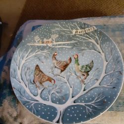 Haviland & Co 3 French Hens And 4 Colly Birds