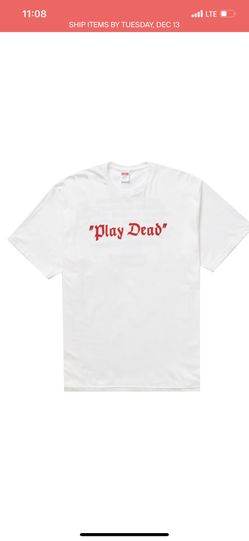 Supreme Play Dead Tee Size XL