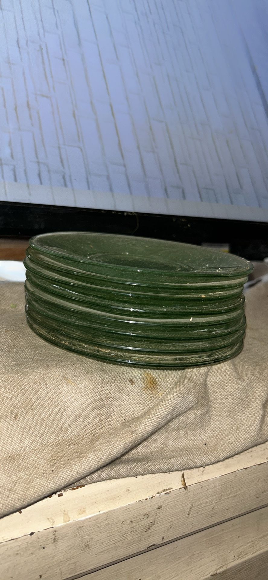 Antique glass cups
