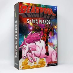 Deadpool $&!#% Corn Flakes Limited Edition Breakfast Cereal Marvel Collectible