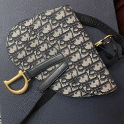 Authentic Dior Saddle Belt Bag 