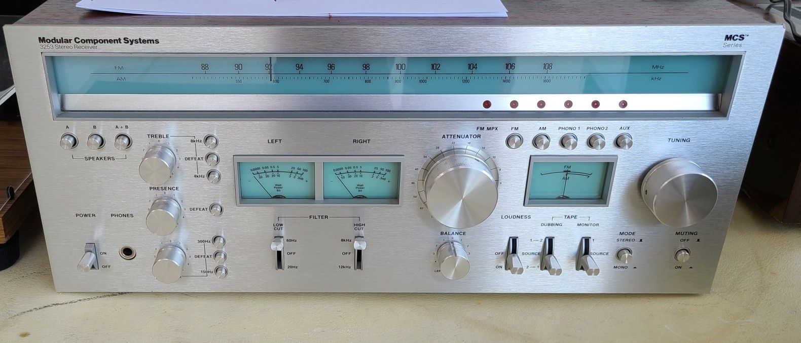 Modular Component Systems MCS 3253 Stereo Receiver