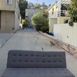 Gray Pullout Futon