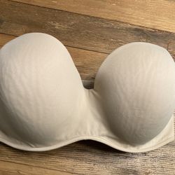 Cacique 38H boost multi-way strapless bra nude