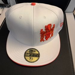 Giants White On White Size 7 3/8 