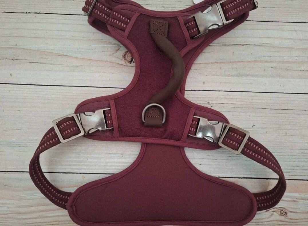 REDDY Canvas Dog Harness, Size XXL / XXXL, Burgundy, Brand New
