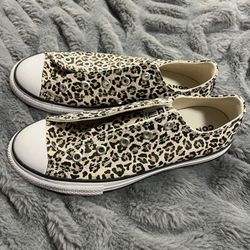 Cheetah Print Converse