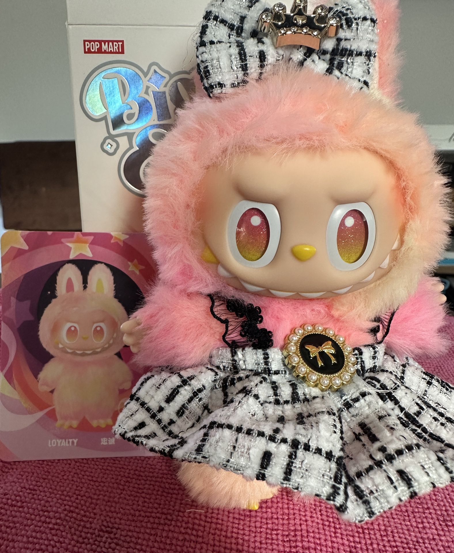 Pop MART Labubu Big Into Energy Series Loyalty With Cute Stylish Outfit