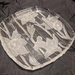 Crystal Serving Platter