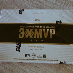 2025 Topps Welcome to the Club: 3X MVP Sealed Box