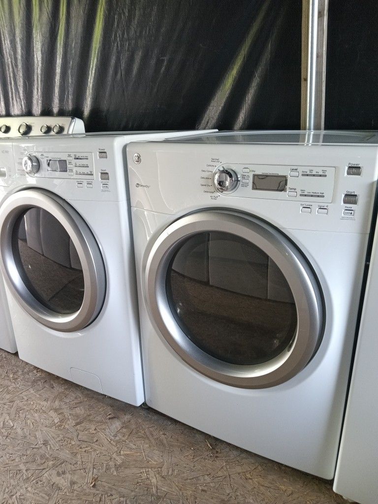 G/E Front Load Washer And Dryer Set Both Works Good