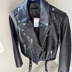 Brand New Medium Leather Jacket For Only $2