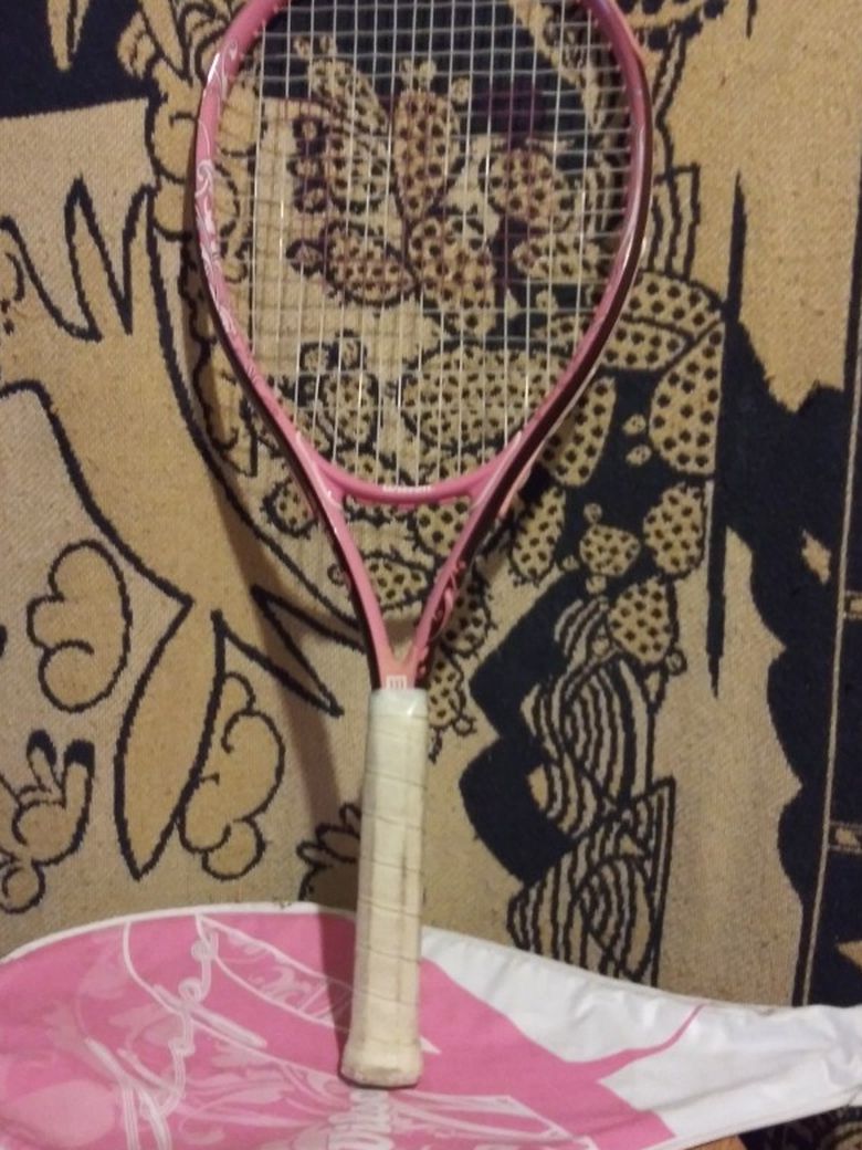 Wilson's Pink Tennis Racket
