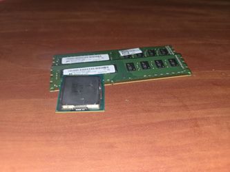 DDR3 4GB & 2GB + Intel core i3