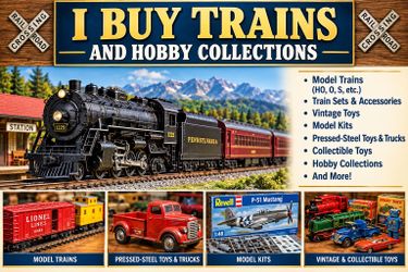 Local Buyer for Train, Model Kits Hobby and Toy Collections