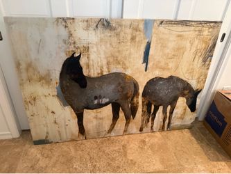 Equestrian Horse Canvas Wall Art