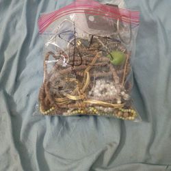 Bag Of Unlooked Jewelry 