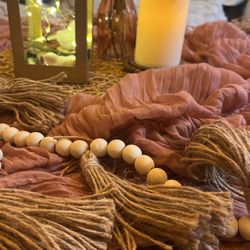 Table runners cheese cloth 